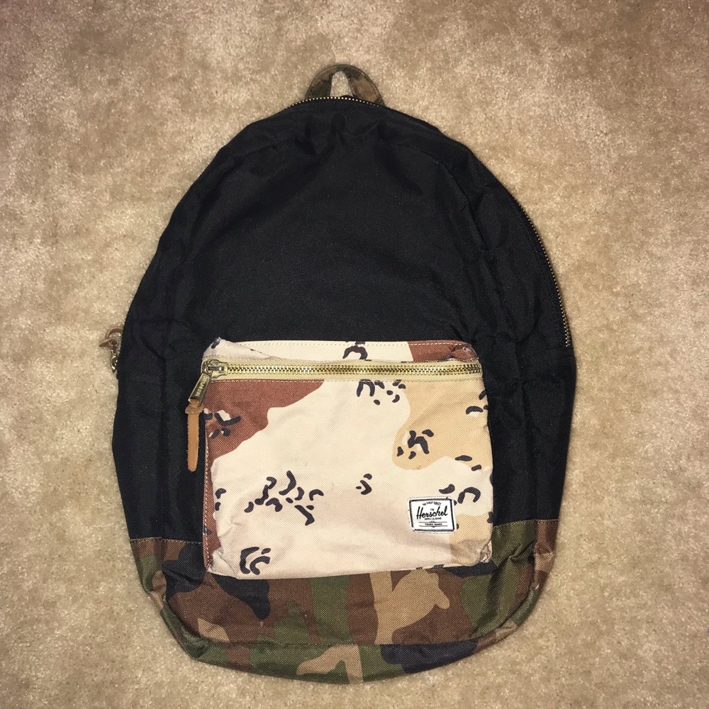Herschel Black/Camo Backpack